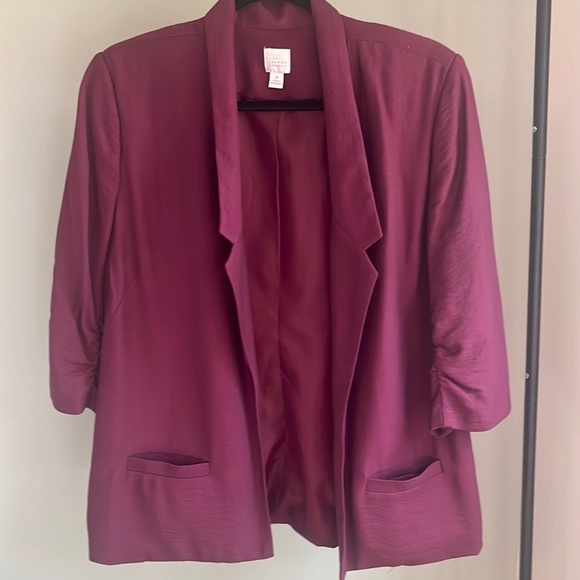 LC Lauren Conrad Jackets & Blazers - Lauren Conrad wine colored jacket